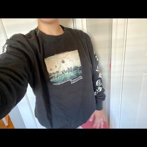 Oversized Crew Neck Sweatshirt